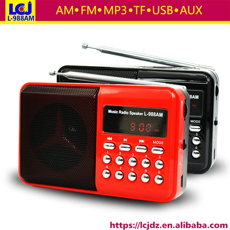 

Free shipping cheap dual band portable mini pocket digital AM FM radio TF micro SD card music audio player USB mini speaker