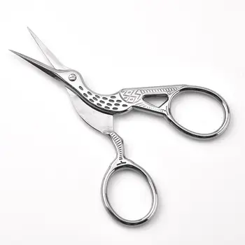 

Stainless Steel Stork Shape Makeup Scissor Nose Hair Shear Eyebrow Scissors Crafting Tool DIY Sewing Scissor Make Up Tools