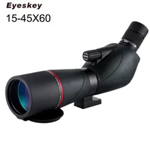 Eyeskey 15-45x60 телескоп наблюдения Водонепроницаемый зум Зрительная труба Hd оптический Монокуляр охота для наблюдения за птицами