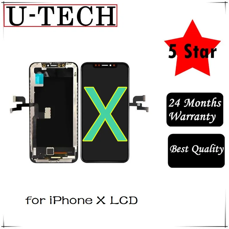 Gansta класс AAA + для iPhone X ЖК дисплей с 3D силой сенсорный экран дигитайзер сборка без