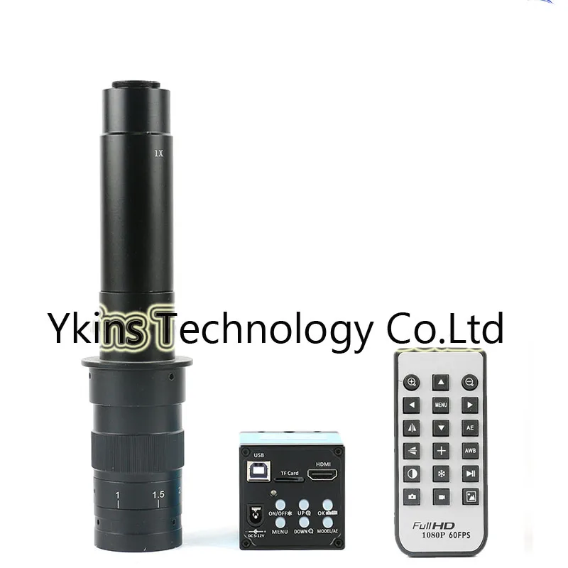 Новый 1080P 16MP HDMI USB TF карта видео рекордер промышленный микроскоп камера ИК пульт