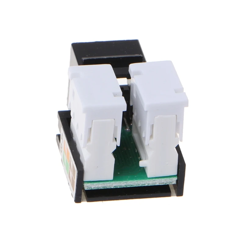 5Pcs CAT5E UTP Network Module RJ45 Connector Information Socket Keystone Jack 10166 5