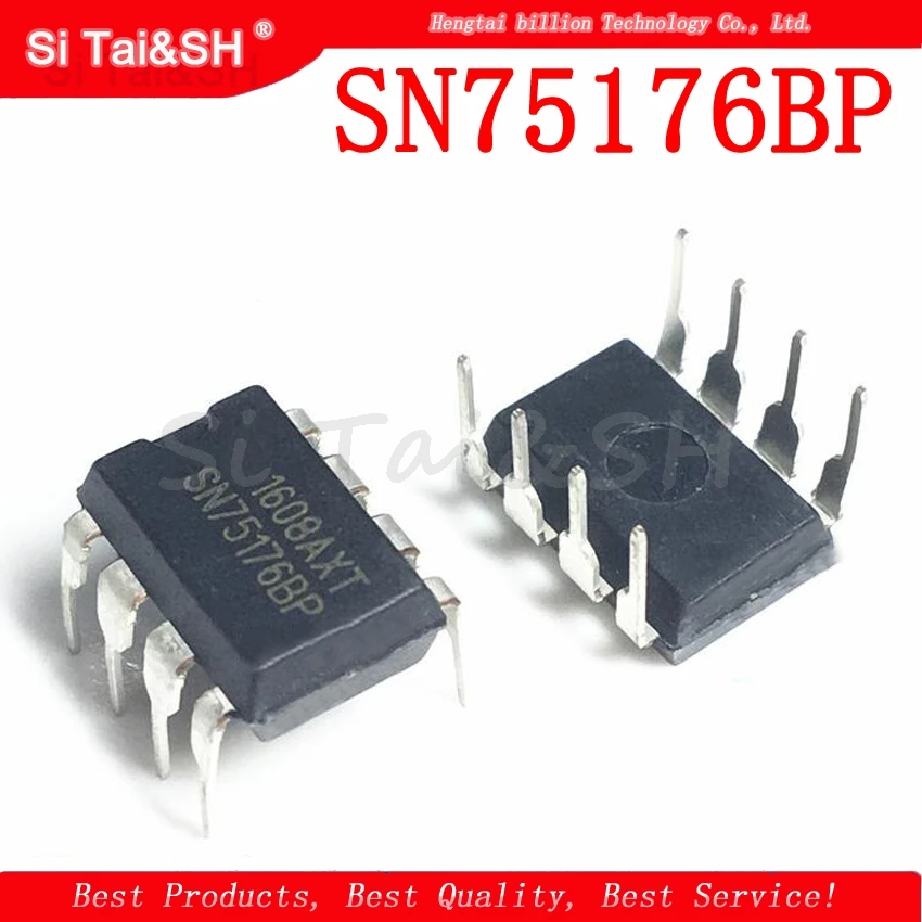 

10PCS SN75176BP DIP8 SN75176 SN75176B DIP 75176 IC new and original