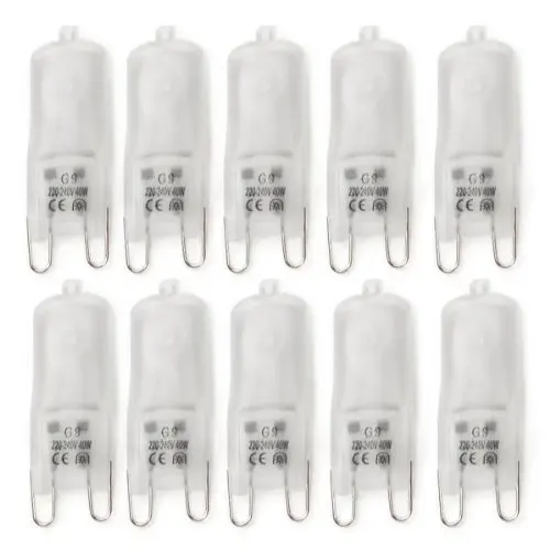 10 X G9 Ampoule 220V Lampe Blanc Chaud 40W FREE SHIPPING