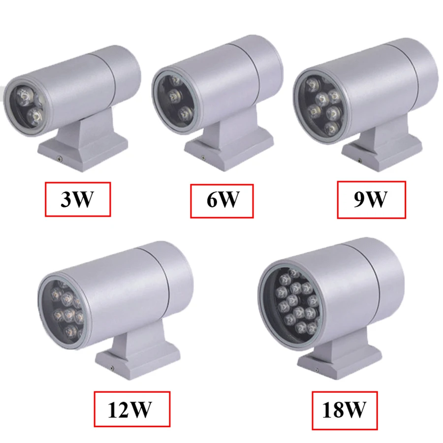 Thrisdar 6 Вт 12 Вт одноголовый Открытый водонепроницаемый светодиодный настенный светильник цилиндрический балкон коридор крыльцо Светильник вилла наружные настенные лампы