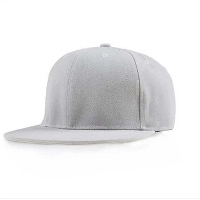 Fashion Unisex Baseball Caps Plain Snapback Hat Hip-Hop Adjustable Cap in Light gray Purple Burgundy Hot pink Green Black 30SP252