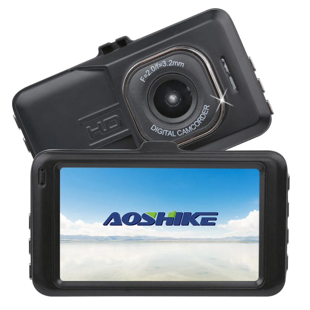 AOSHIKE 3 дюйма цинковый сплав сенсорный HD 720P 480P Автомобильное зеркало заднего вида