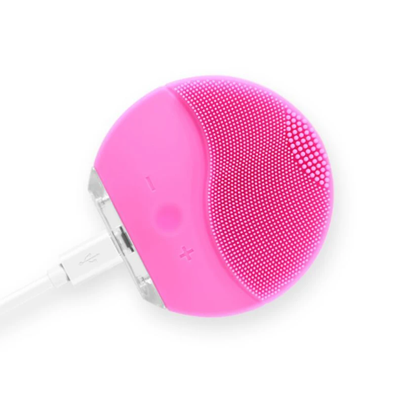 Cepillo de limpieza facial ultrasónico eléctrico limpieza facial limpieza de la cabeza negra limpiador de poros resistente al agua silicona cuidado de la herramienta facial Cepillo de limpieza facial ultrasónico eléctrico limpieza facial limpieza de la cabeza negra limpiador de poros resistente al agua silicona cuidado de la herramienta facial