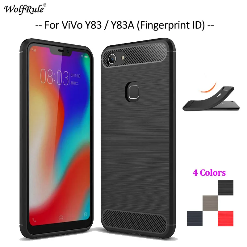 Для чехла ViVo Y83 чехол WolfRule мягкий TPU облегающий s для Y83A прочный бампер телефона 6