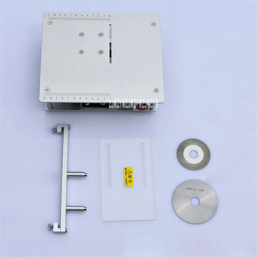 New Mini Table Handmade Woodworking Bench DIY Model Cutting Saw Machinery Precision Miniature Table Saw G1 DC-24V/4A 3800r/min