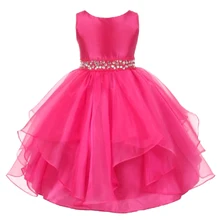 Top Quanlity 3-12ans Filles Robe De Noël fille princesse robe pour la Partie De Mariage Robe Fille Vêtements Pour la Nouvelle Année usure Sans Manches