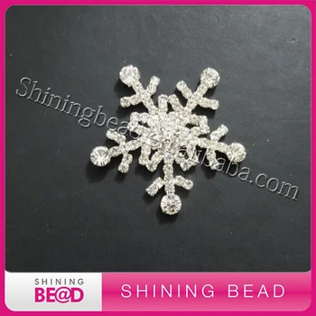

100pcs/lot+ 2017 New Product Flat Back Snowflake Rhinestone Embellishment China Supplier
