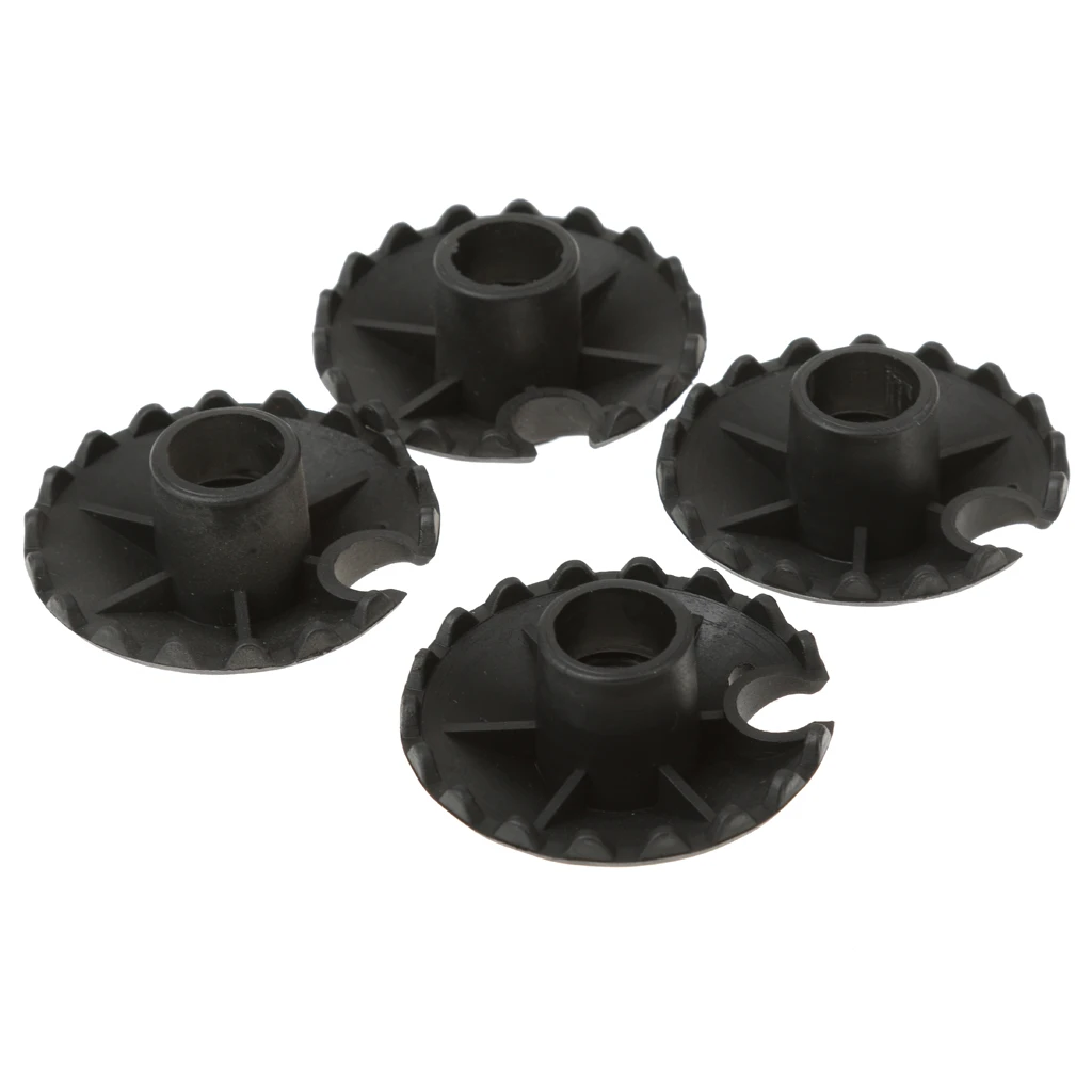  4pcs Removable Rubber Mud Basket Replacement Tips Protectors for Trekking Poles Hiking Sticks 4cm  Walking Stick Protectors