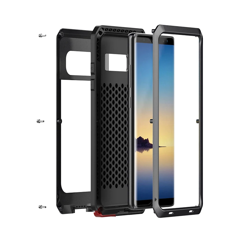 

Luxury Doom Armor Heavy Duty Case For Samsung Note 9 8 5 Metal Case Shockproof Cover For Samsung Galaxy S9 S8 Plus S6 S7 Edge S5