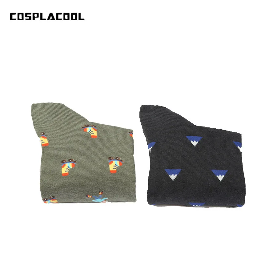 [COSPLACOOL] милые хлопковые носки с забавными рисунками животных из мультфильмов