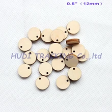 10/12/16 мм пустое дерево круглые бусы с отверстием Высокое качество деревянная серьга аксессуары незавершенный деревенский диск-CT1454