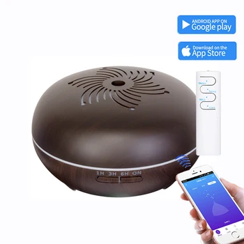 

High Quality remote control 550ML Ultrasonic Air Humidifier Aroma Essential Oil Diffuser Home Car cool Mist Maker LED Lamp