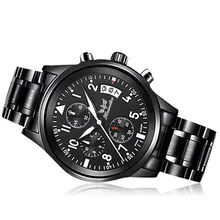 Hot 1PC Men’s Fashion Watch Stainless Steel Band Analog Quartz Wrist Watch Z530 5Up