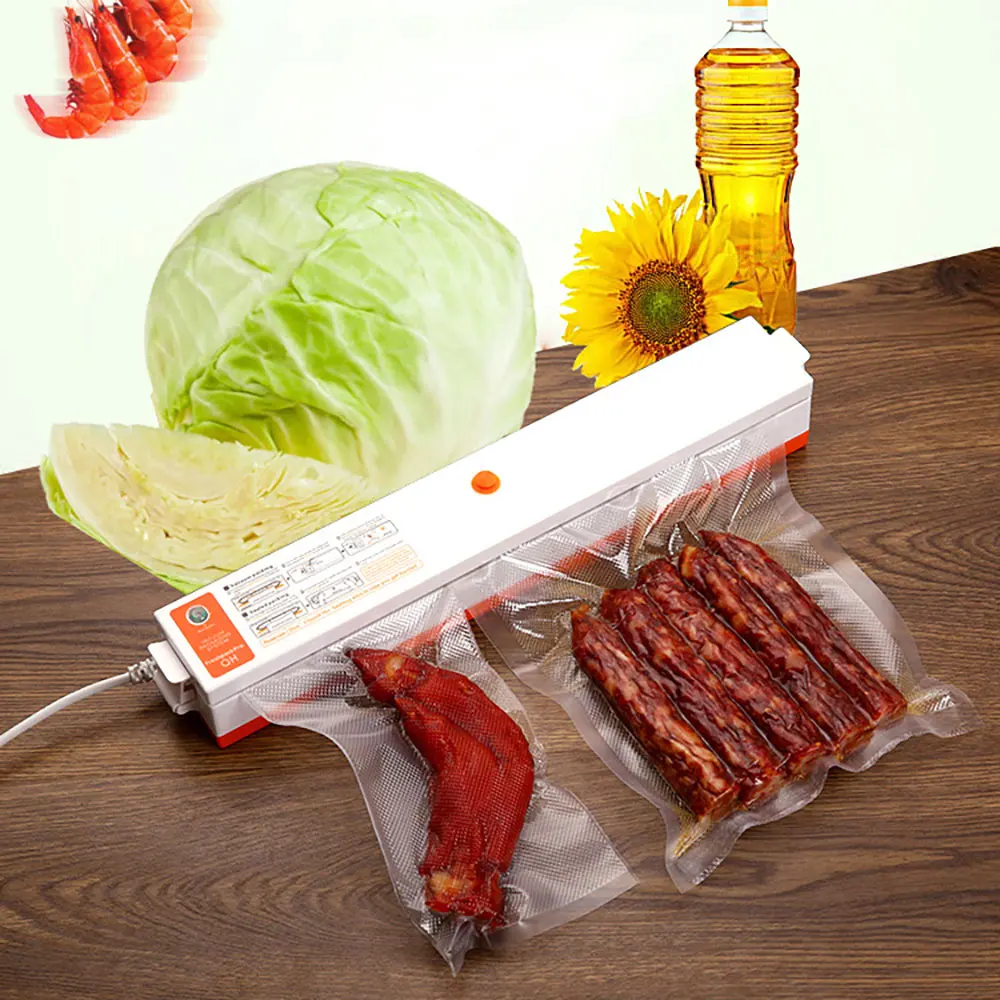 Мини автоматическая вакуумная упаковочная вакуумная упаковка еды аппарат для герметизации 220 V/110 V включая