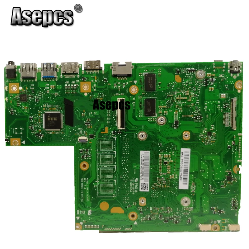 Asepcs X540LJ материнская плата для ноутбука For Asus X540L F540L X540 тест оригинальная I3 4005U