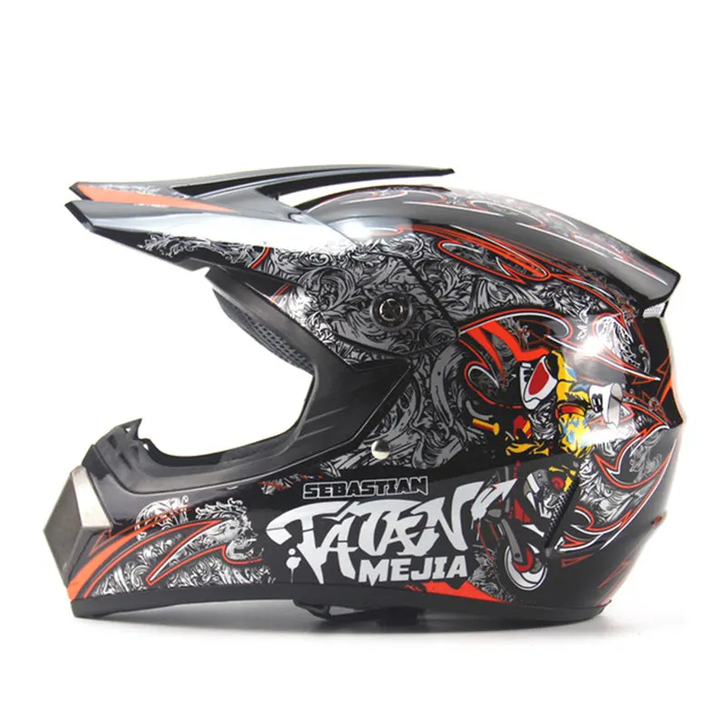 Купить один получить три бесплатно шлем для мотокросса ATV Dirt Bike горные MTB DH гоночные шлемы Capacete Casco Motoqueiro защитный шлем