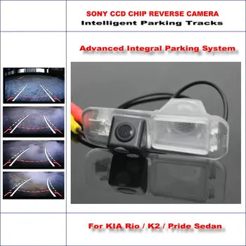 

Rear Camera For KIA Rio / K2 / Pride Sedan Intelligent Parking Tracks Backup Reverse / 580 TV Lines Dynamic Guidance Tragectory