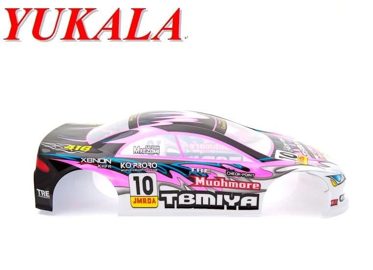 YUKALA henglong 1/10 RC drift car parts body shell  1:10 rc car Shell Body 195mm  No:023b 