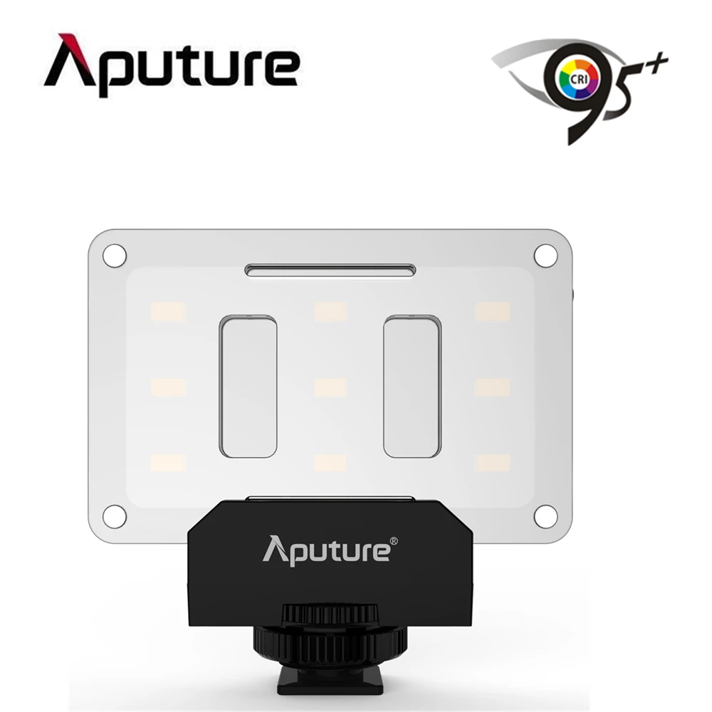 

New Arrival Aputure AL-M9 Mini Pocket LED Video Light TLCI/CRI 95+ Camera Phone On-camera Fill Light SMD Photographic Lighting