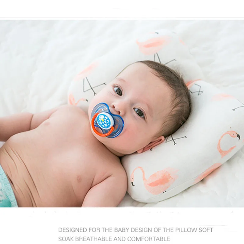 Детская подушка для сна для новорожденных, анти-ролл для кормления, плоская подушка для головы