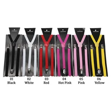 5 шт./партия, 1,5 см, ширина, 28 цветов, Микс, женская серьга унисекс, Эластичные подтяжки тонкие Подтяжки Y-back, подтяжки