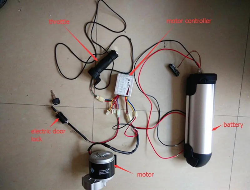 Sale LINGYING MY1016Z 24V 36V 350W Brush DC Gear Motor,Electric Bicycle MTB Bike Ebike Brushed Motor,Electric Chair Wheel Motor 3