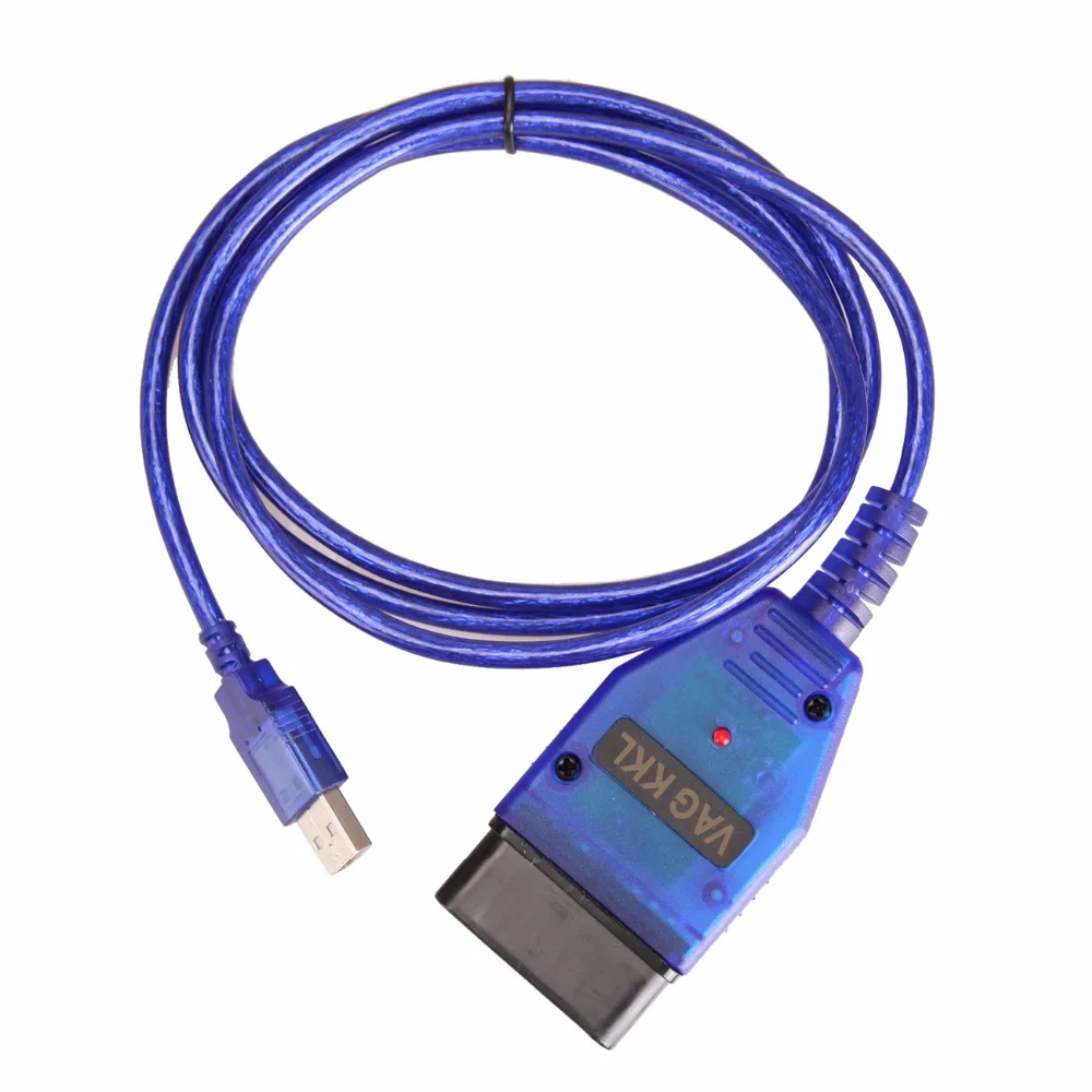 Бесплатная доставка для VW AUDI SEAT SKODA VAG COM 409.1 USB кабель ККЛ OBD2 OBDII диагностический