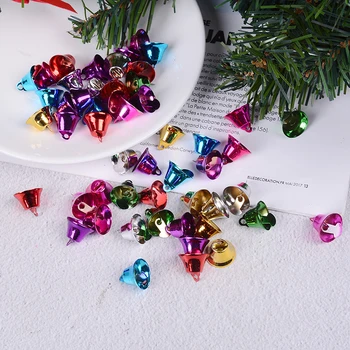 

50Pcs 16mm Jingle Bells Iron Beads Loose Small For Festival Party Decoration/Christmas Tree Decorations