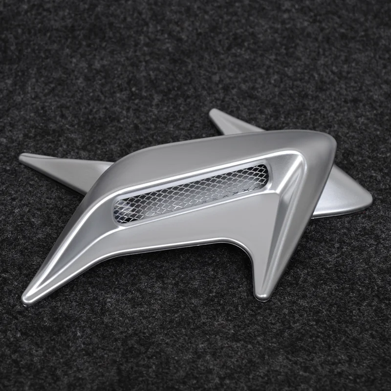 

2pcs Car Auto Side Vent Air Flow Fender Intake Sticker Car Simulation Side Vents Decorative car goods for car