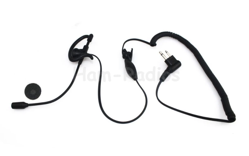 Новые черные 2 контактные наушники вкладыши для рации Motorola GP88 GP300 GP2000 P040 PRO1150 EP450