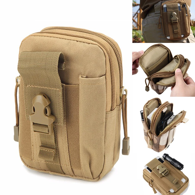 Outdoor Sport Military Tactical Holster Hip Belt Bag Waist Phone Case For Huawei P8 P9 Lite Honor 7 5x 5c G8 Cover | Мобильные
