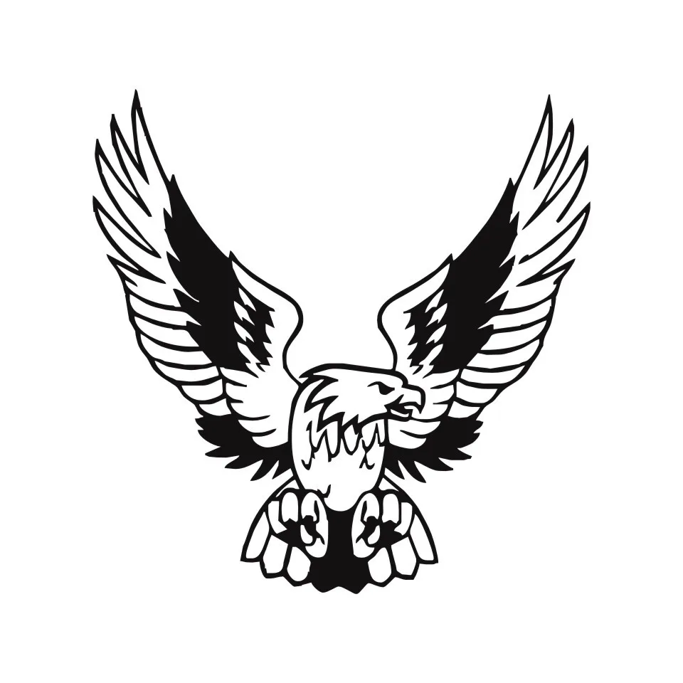 Cunymagos Fashion Eagle Vinyl Car Sticker Wild Animal Car Body Decal Decorative Car Styling Window Auto Vinyl Stickers 15 (3)