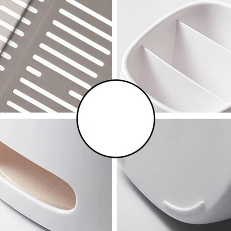 Kitchen Cutlery Sponge Holder Shelving Dish Rack Drain Chopsticks Spoon Storage Box Rack Kitchen Accessories