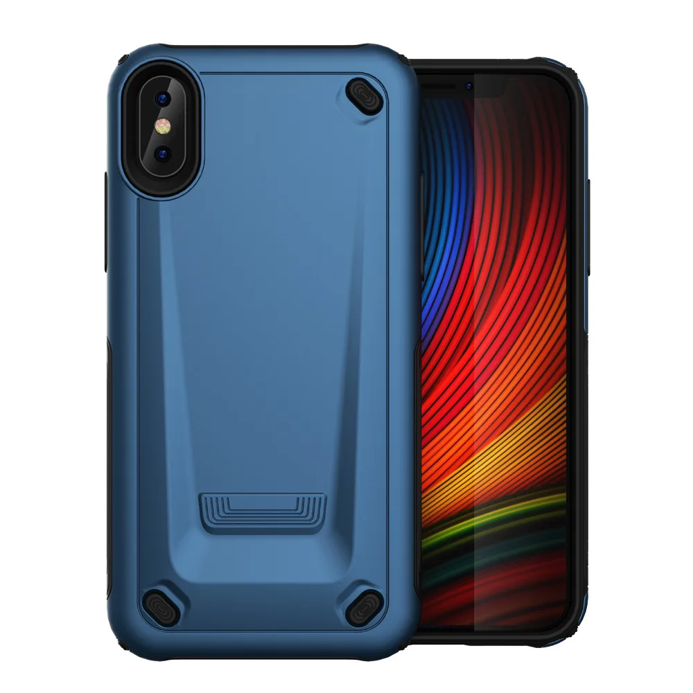 Анти капля чехол для телефона iPhone 6 6S 7 8 plus X XS XR MAX одноцветное цвет противоударный