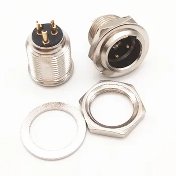 

5PCS/lot MINI XLR Audio Microphone MIC Connector Chassis Panel Socket Mini XLR 3Pin Male Plug