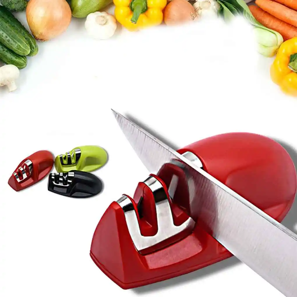 Двухступенчатый точильный камень для ножей (керамика + алмаз) кухни|knife sharpener|sharpener