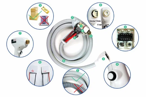 808 лазерный эпилятор/Профессиональный диодный фонарь для удаления волос с высоким качеством запасных частей/808 лазерная эпиляция
