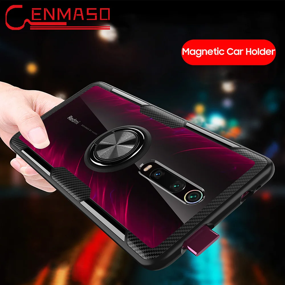 

For Xiaomi MI 9T Mi9T Back Case For Redmi K20 Note 7 Pro Armor Case for Xiaomi Mi 8 Mi8 Lite Mi9 9 SE Magnetic Car Holder Case