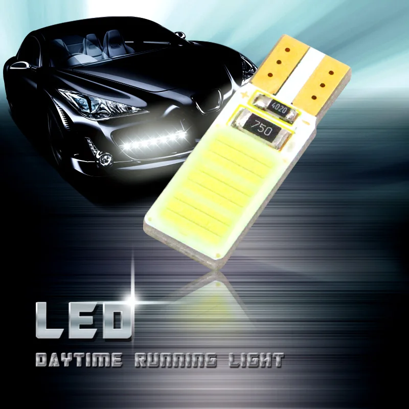 

KEIN 2PCS Canbus T10 w5w 194 COB auto car led Side Wedge Light Interior Panel Dome Lamp Door white Tail Signal Bulb for lada 12v