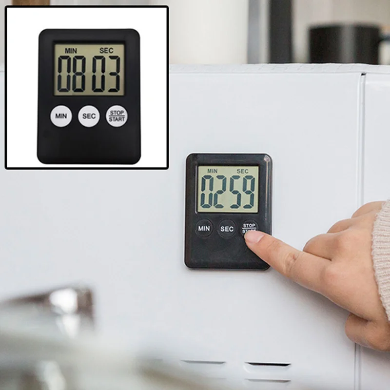 

LCD Digital Screen Kitchen Timer Alarm Clock Kitchen Accessories Kitchen Accessories