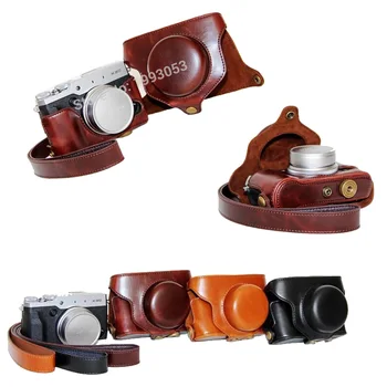 

New Vintage Video Camera Case Bag for Fuji Fujifilm X30 Camera Cover Protector Bag With Strap