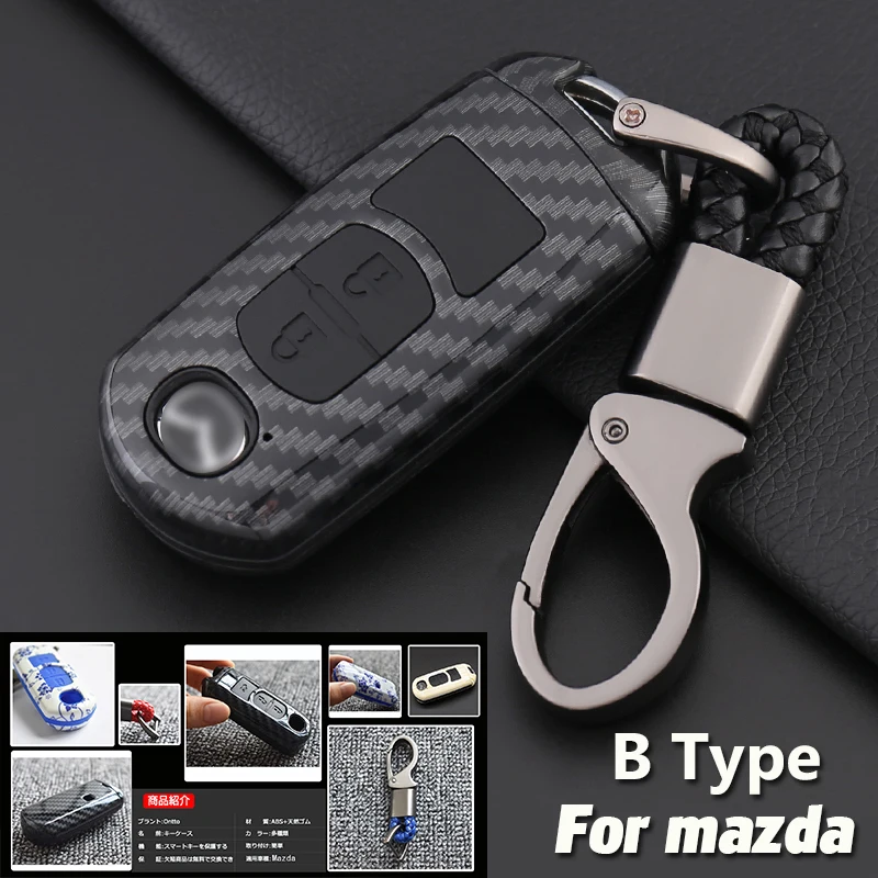 Брелок для MAZDA 3/6 Axela CX-3 cx4 ATENZA ключ чехол с кольцом для ключей для MAZDA Axela Чехол держатель аксессуары стайлинга автомобилей