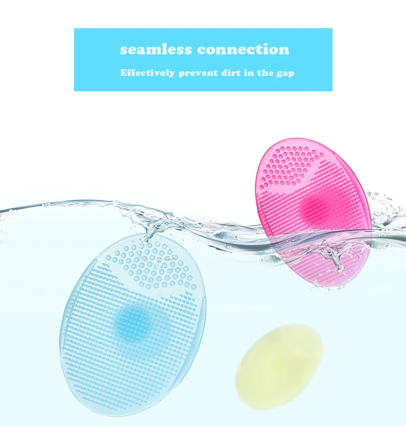 Baby Shampoo Brush Massage Wash Brush Safe Soft Silicone Bath Baby Products Baby Sponge Bath Brushes Bathroom Accessories Baby