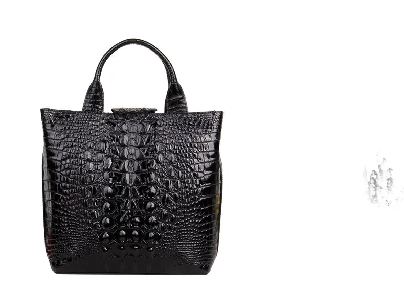 

DIOLEVY brand genuine leather women crocodile pattern handbag female bags