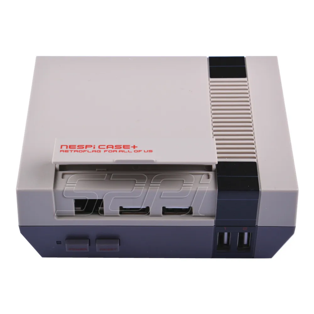 Case + Mais Botão de Energia com Desligamento Seguro para Raspberry b + - Original Nova Versão Nespi Retroflag Kit Funcional pi 3 - 2b 52pi - Imagem 3